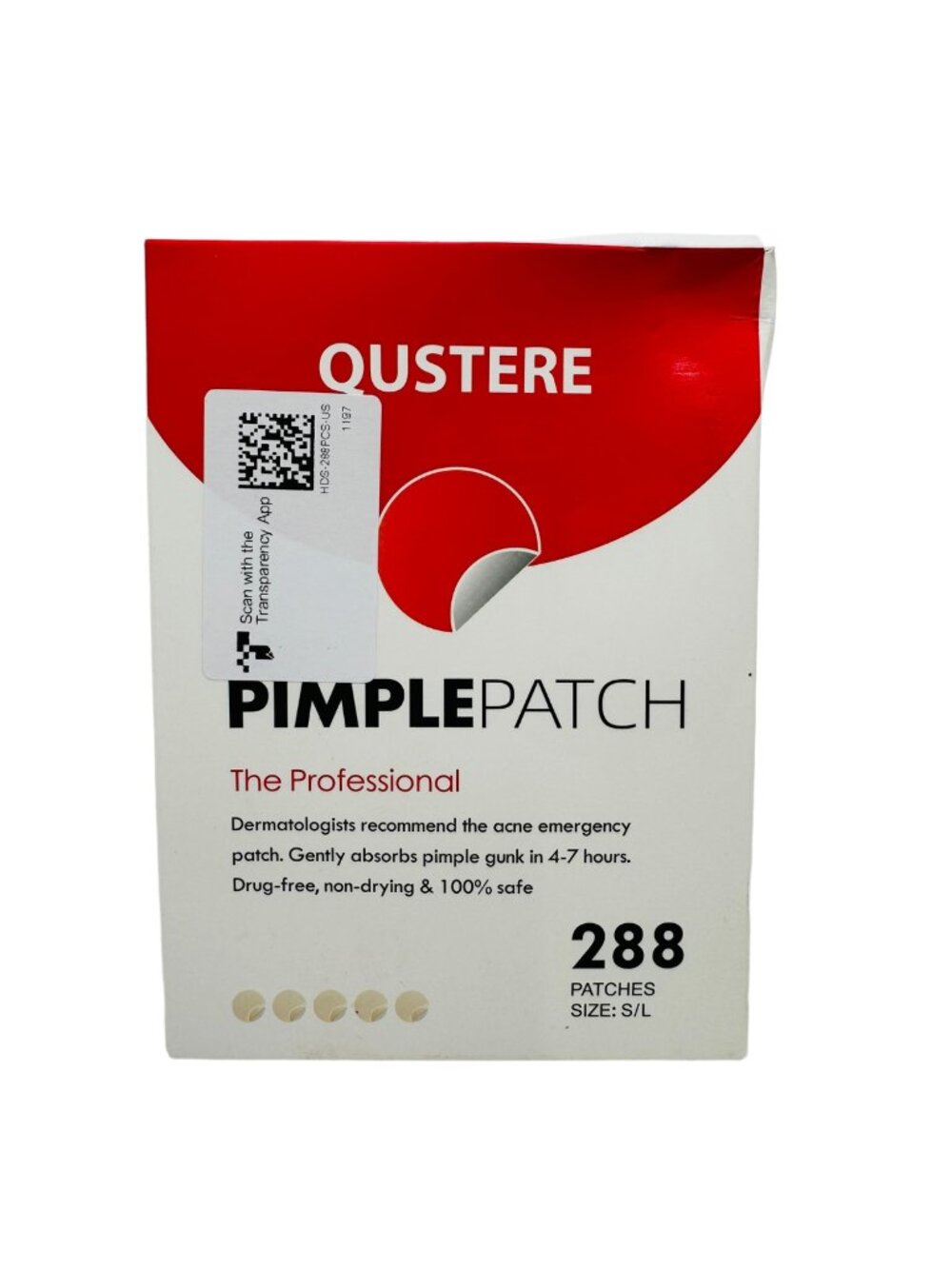 Pimple Patches for Face, Acne Patches, 288ct Size S/L Exp 3/27